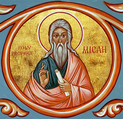 Micah (prophet) .
